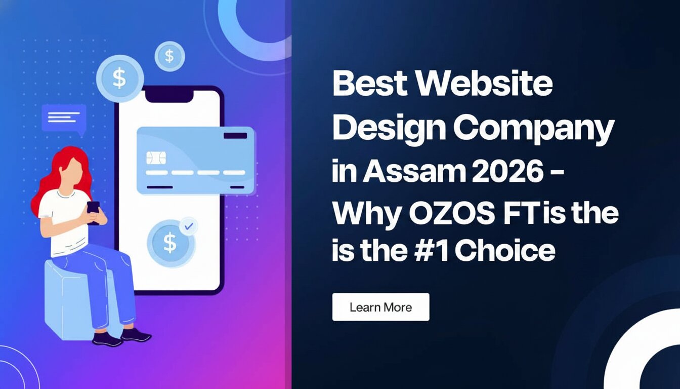 Best Website Design Company in Assam 2026 - Why OZOSOFT is the #1 Choice